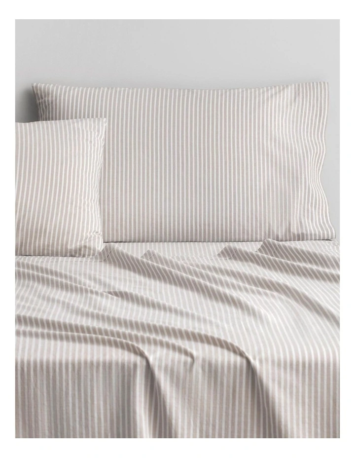 Buy 🎁 Sheridan Reilly Stripe Sheet Set In Dust 🤩 - Image 2