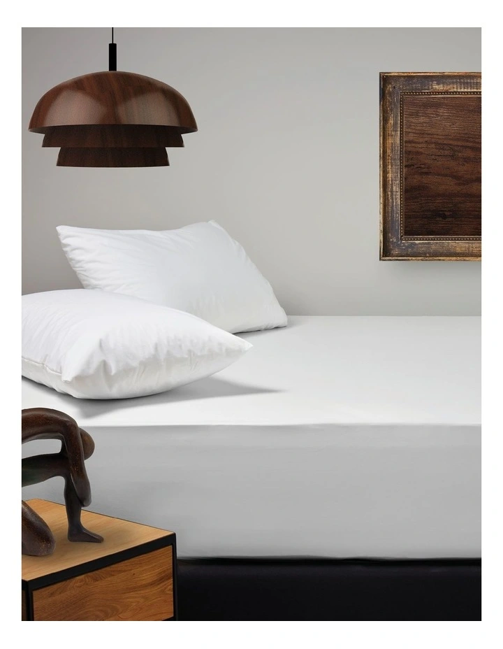 Best reviews of π Moonshadow Nature's Sleep Cosmetic TENCEL Fitted Sheet Set In White π - Image 2