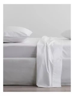 Best Pirce ✨ Sheridan Organic Cotton Percale 300TC Standard Pillowcase 2 Pack In Snow 🥰