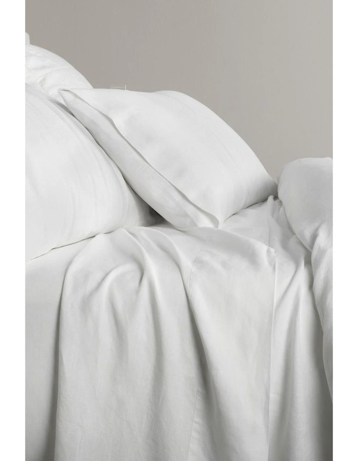Coupon π Sheridan Abbotson Fitted Sheet In White π