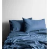 Brand new ???? Aura Home Halo Organic Cotton Sheet Set Bijou Blue ????