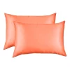 Top 10 ✨ Royal Comfort Mulberry Silk Pillowcase Twin Pack Living Coral 🎉