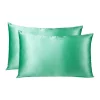 Outlet ???? Royal Comfort Mulberry Silk Pillowcase Twin Pack Mint ????