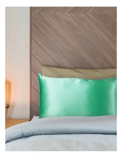 Outlet ???? Royal Comfort Mulberry Silk Pillowcase Twin Pack Mint ???? -Australian Home Shop unnamed file 1066