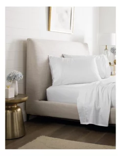 Deals 😉 Sheridan TENCEL Lyocell Fibre & Cotton Sheet Set In White 🎁