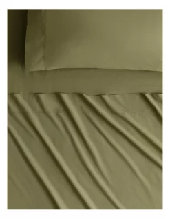 Coupon ๐ Sheridan Byren Percale Sheet Set In Aloe โจ