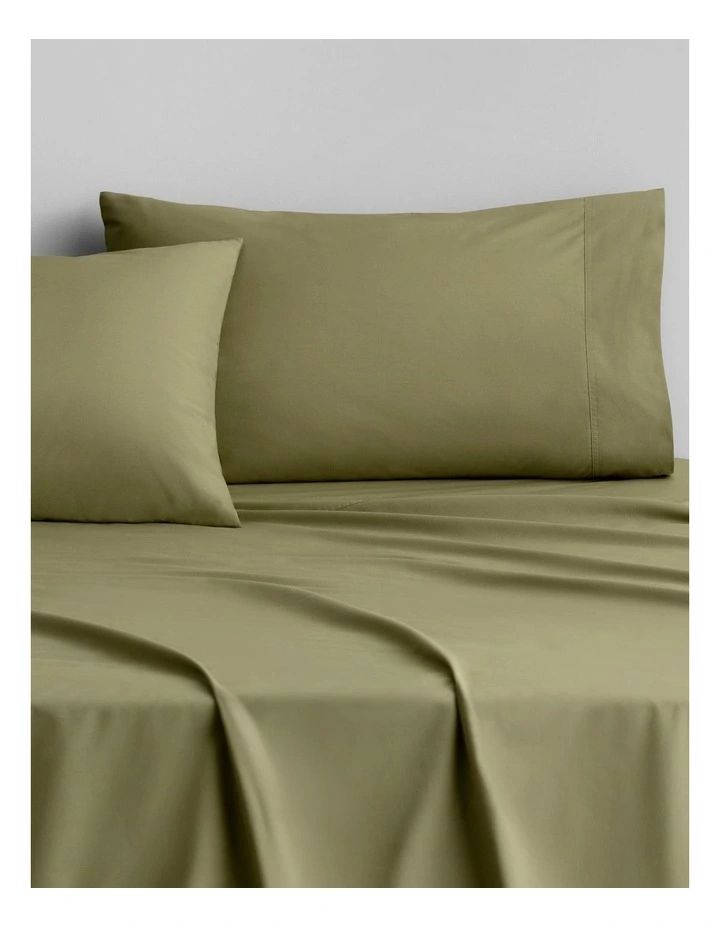 Coupon ๐ Sheridan Byren Percale Sheet Set In Aloe โจ - Image 2