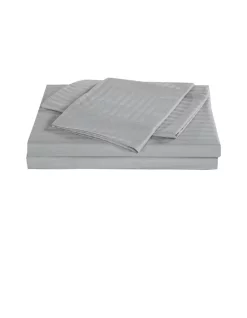 Top 10 โค๏ธ Kensington 1200 Thread Count 100% Egyptian Cotton Sheet Set Stripe Hotel GradeSliver โค๏ธ