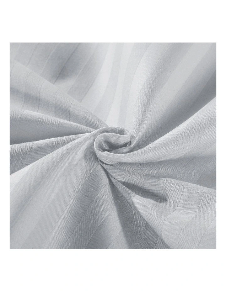 Top 10 ❤️ Kensington 1200 Thread Count 100% Egyptian Cotton Sheet Set Stripe Hotel GradeSliver ❤️ - Image 5