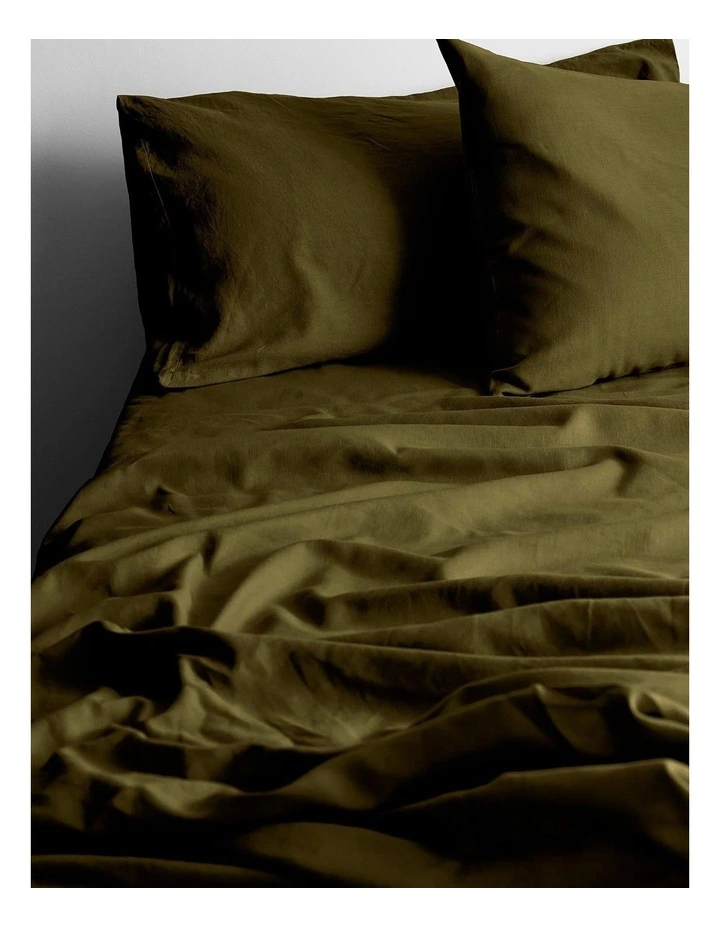Brand new π Aura Home Maison Vintage Sheet Set Khaki βοΈ - Image 2