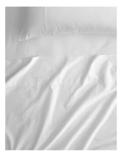 Discount ๐ Sheridan Egyptian Cotton Twill 500TC Sheet Set In Snow ๐