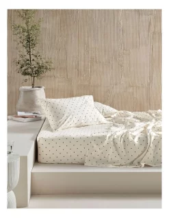 Budget ???? Linen House Vivienne 250TC Sheet Set Sugar ????