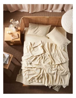 Best Sale โญ Linen House Springsteen Sheet Set In Stone ๐ฅฐ