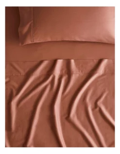 Discount ๐ Sheridan Tencel Lyocell Fibre & Cotton Sheet Set In Redwood โค๏ธ