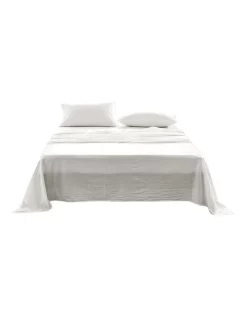 Budget ???? Cosy Club Single Size Bed Sheets In White ????