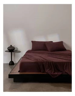 Coupon 🎁 Calvin Klein Modern Cotton Harrison Sheeting In Burgundy ✨