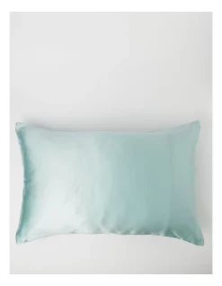 Flash Sale ???? Heritage Silk Front Pillowcase Pair Sky Blue ???? -Australian Home Shop unnamed file 1267