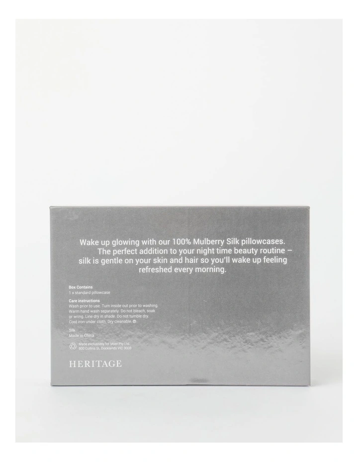 Cheapest π Heritage Luxe Silk Pillowcase In Silver β - Image 3