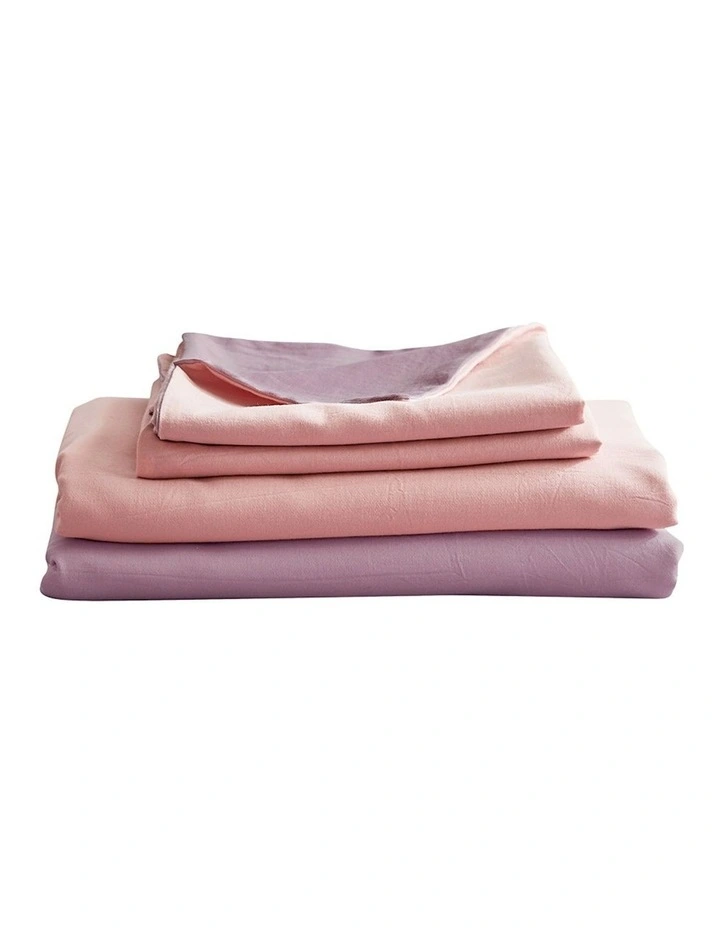Queen Sze Bed Sheets Set in Pink/Purple Best deal ???? Cosy Club Queen Sze Bed Sheets Set In Pink/Purple ???? -Australian Home Shop unnamed file 1297