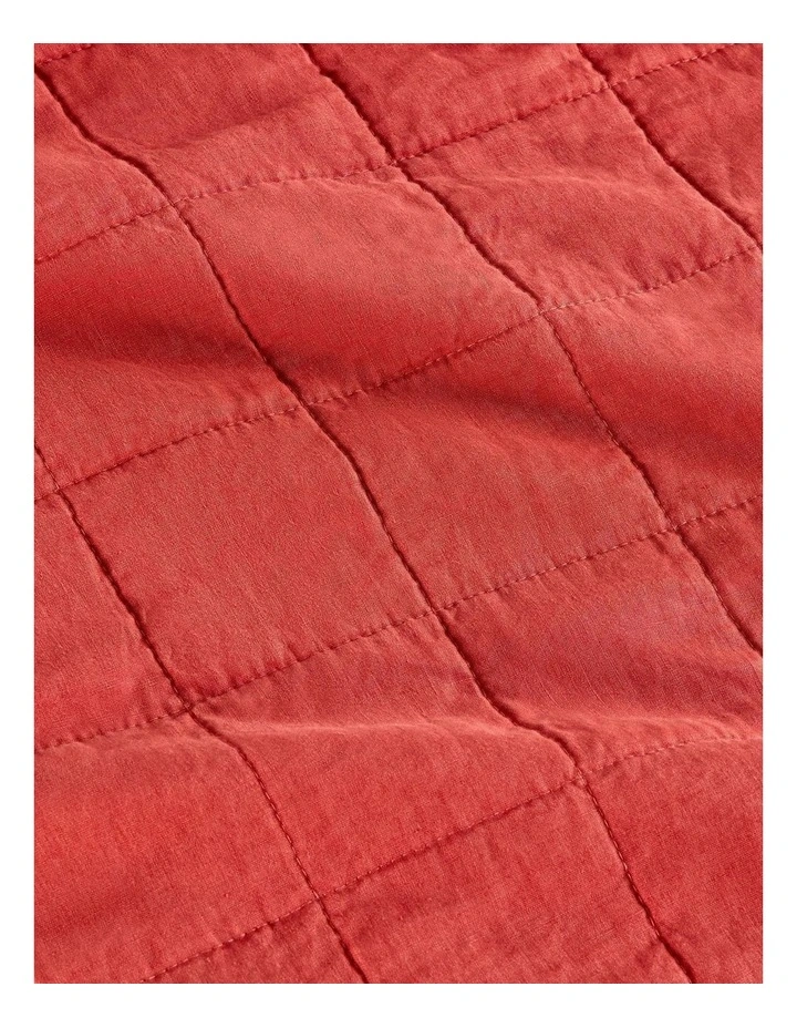 Cheapest 😉 Sheridan Abbotson European Sham In Washed Red 🌟 - Image 3