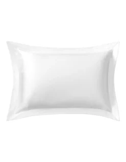 Buy ๐ Sheridan Lanham Silk Standard Pillowcase In Snow ๐