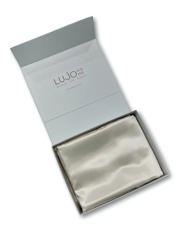 Wholesale β Lujo Home Silk Fitted Sheet Ivory White β