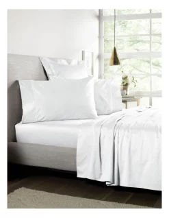 Cheap โ๏ธ Sheridan Palais Flat Sheet In White ๐คฉ