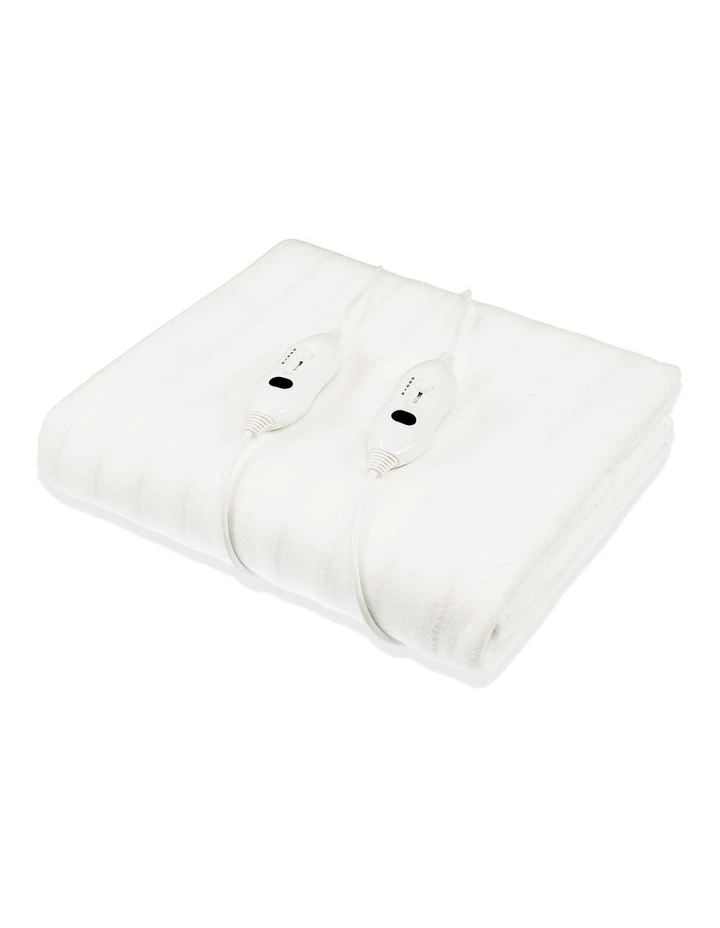 Outlet π Laura Hill Electric Fitted Blanket Queen In White π§¨