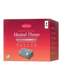 Best Pirce โจ Tontine Faux Mink Heated Throw In Grey ๐งจ