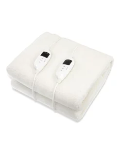Best Pirce ๐ Laura Hill Fleecy Computer Control Electric Blanket Queen โญ