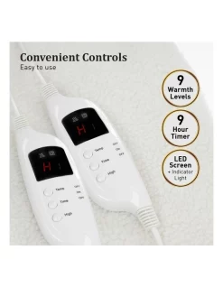 Best Pirce ???? Laura Hill Fleecy Computer Control Electric Blanket Queen ⭐ -Australian Home Shop unnamed file 1411