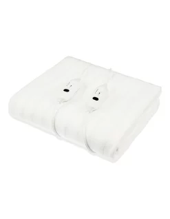 Coupon โจ Laura Hill Heated Electric Fitted Blanket Double In White ๐
