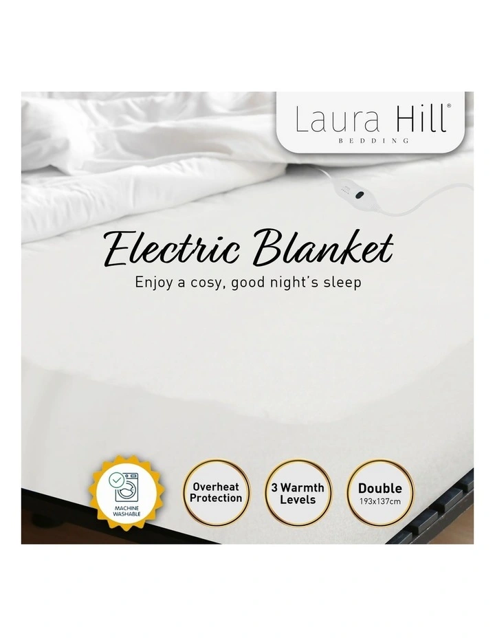 Heated Electric Fitted Blanket Double In White Coupon ✨ Laura Hill Heated Electric Fitted Blanket Double In White ???? -Australian Home Shop unnamed file 1414