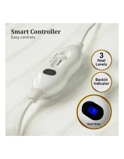 Coupon ✨ Laura Hill Heated Electric Fitted Blanket Double In White ???? 4 Coupon ✨ Laura Hill Heated Electric Fitted Blanket Double In White ???? -Australian Home Shop unnamed file 1416