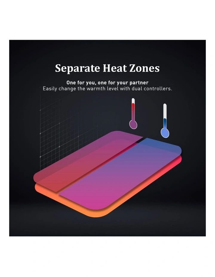 Promo π Laura Hill Electric Blanket Heated Fitted King In White β€οΈ - Image 6