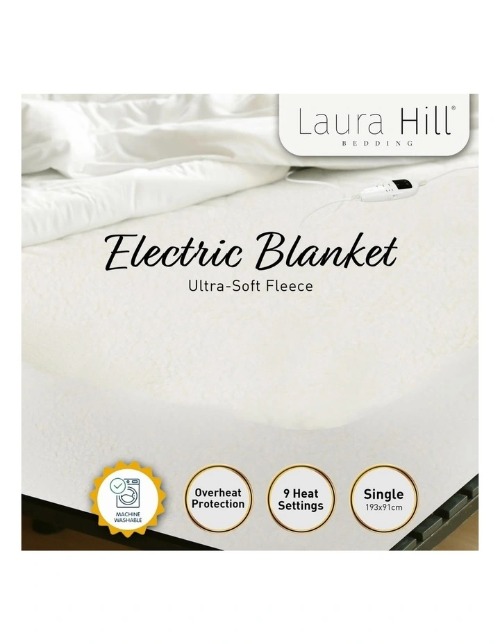 Heated Electric Blanket Single In white Deals ???? Laura Hill Heated Electric Blanket Single In White ???? -Australian Home Shop unnamed file 1437