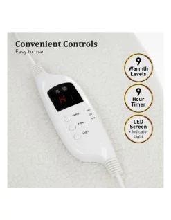 Deals ???? Laura Hill Heated Electric Blanket Single In White ???? 3 Deals ???? Laura Hill Heated Electric Blanket Single In White ???? -Australian Home Shop unnamed file 1439