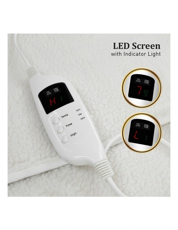 Heated Electric Blanket Single In white Deals ???? Laura Hill Heated Electric Blanket Single In White ???? -Australian Home Shop unnamed file 1440