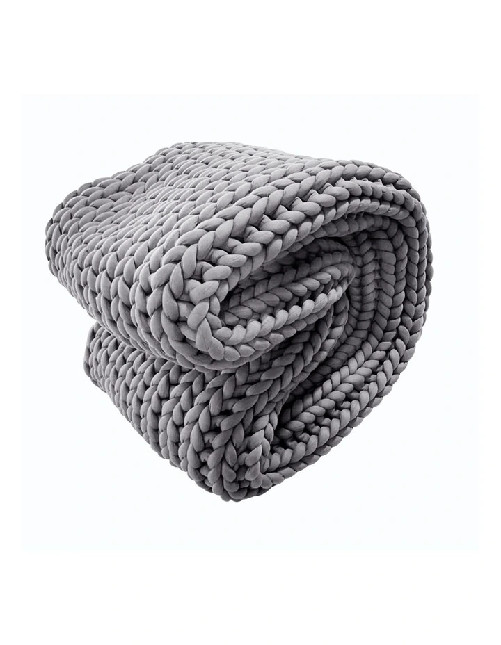 Royal Comfort Chunky Hand Knit Thick Weighted Blanket Plush 6.3kg 203cm x 153cm Brand new ✨ Royal Comfort Chunky Hand Knit Thick Weighted Blanket Plush 6.3kg 203cm X 153cm ⌛ -Australian Home Shop unnamed file 1469