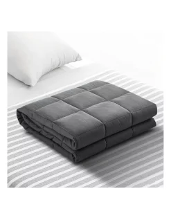 Buy ???? Giselle Bedding 11KG Weighted Blanket Dark Grey ✔️ -Australian Home Shop unnamed file 1481