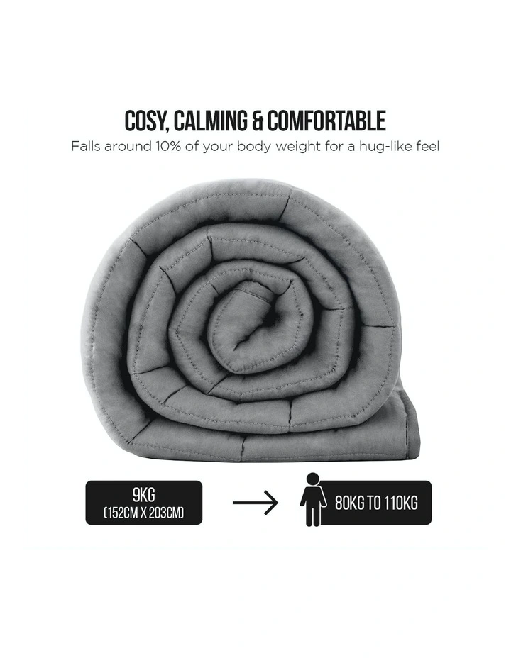 Heavy Weighted Blanket 9Kg in Grey Coupon ???? Laura Hill Heavy Weighted Blanket 9Kg In Grey ❤️ -Australian Home Shop unnamed file 1506