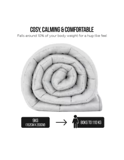 Hot Sale ???? Laura Hill Heavy Weighted Blanket 9kg In White ???? 2 Hot Sale ???? Laura Hill Heavy Weighted Blanket 9kg In White ???? -Australian Home Shop unnamed file 1531