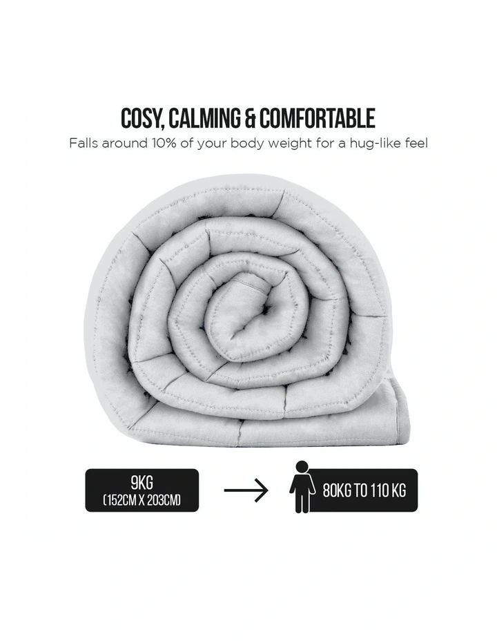 Heavy Weighted Blanket 9kg in White Hot Sale ???? Laura Hill Heavy Weighted Blanket 9kg In White ???? -Australian Home Shop unnamed file 1531