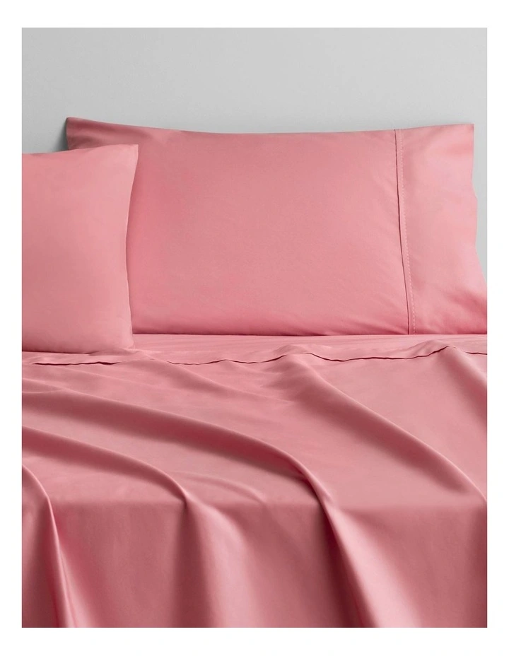Brand new β Sheridan Organic Cotton 400Tc Sateen Sheet Set In Pink Ginger π