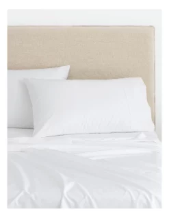 Best reviews of ๐ Sheridan Organic Cotton Sateen 400TC Fitted Sheet In White ๐