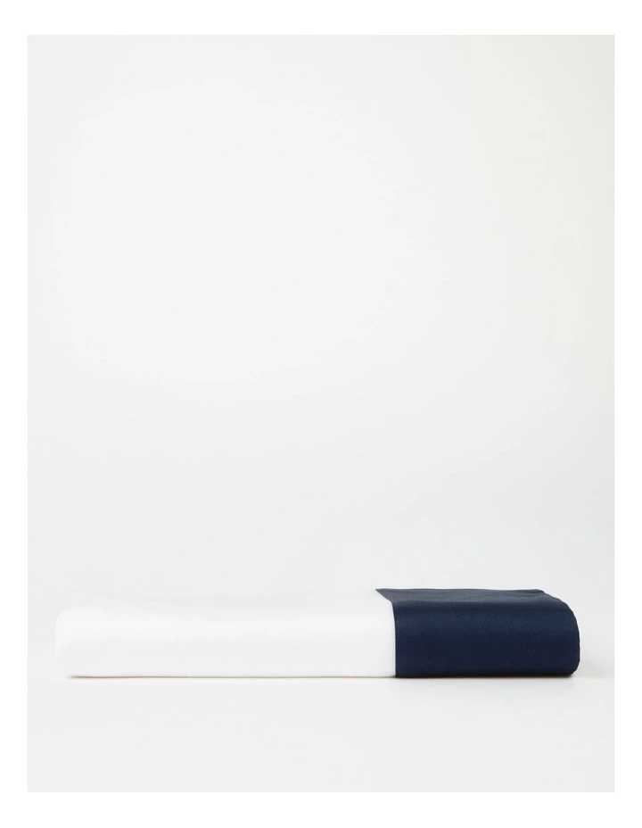 New π Heritage 500TC Ingah Cotton Sateen Sheet Set Indigo βοΈ - Image 2