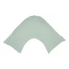 Cheapest ???? Linen House Augusta 500TC U Shaped Pillowcase Green Gum ????