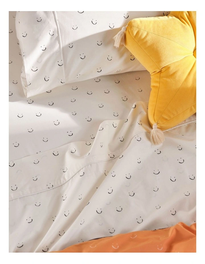 Smiles All Round Sheet Set In Sugar Brand new ⭐ Linen House Kids Smiles All Round Sheet Set In Sugar ???? -Australian Home Shop unnamed file 247