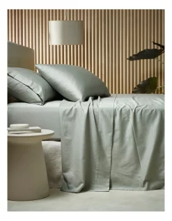 Best Pirce ๐ Australian House & Garden Plant Dyed Organic Cotton Sheet Set In Forest ๐ฏ