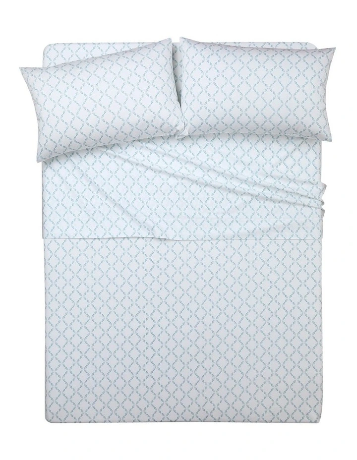 Wholesale π Martha Stewart Grace Printed Sheet Set Green π― - Image 2